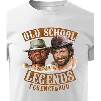 Dětské tričko Old school legends Bílá Canvas Dětské tričko Bezvatriko.cz 2103