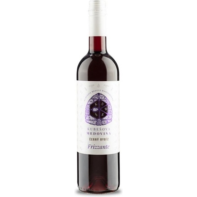 Kubešův med Kubešova medovina černý rybíz frizzante 0,75 l