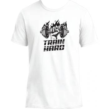 FITNESS 1 T-Shirt Train Hard Dumbbell L