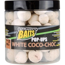 STRATEGY BAITS Plovoucí boilies Pop-Up 100g 20mm White Coco Choc