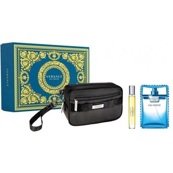 Versace Eau Fraîche Комплект Тоалетна вода за мъже 100 мл + 10 мл + несесер