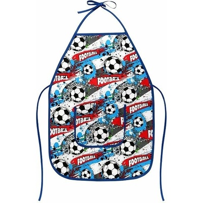 BELLATEX Zástěra dětská Adéla 37 × 47 cm 7850/040 fotbal