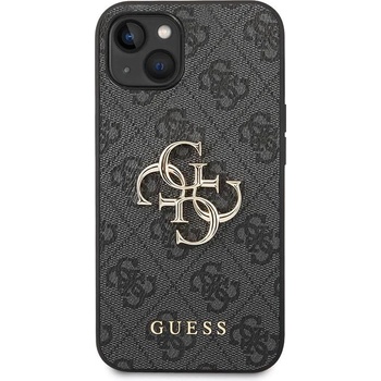 GUESS Калъф Guess - PU 4G Metal Logo, iPhone 14 Plus, сив (3666339066253)