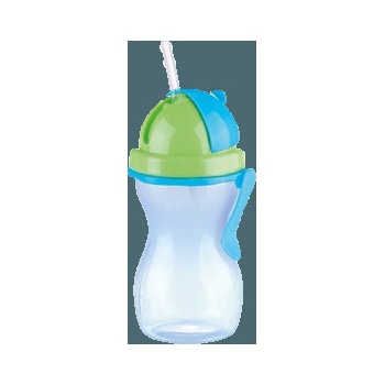 Tescoma Detská fľaša so slamkou BAMBINI 300 ml modrá