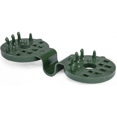 BRADAS Upínacia spona BUNGEE CORD CLIPS zelená