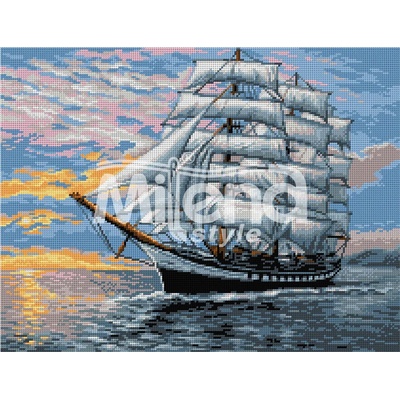 Milena Style Ветроходен кораб конци dmc 1: 1