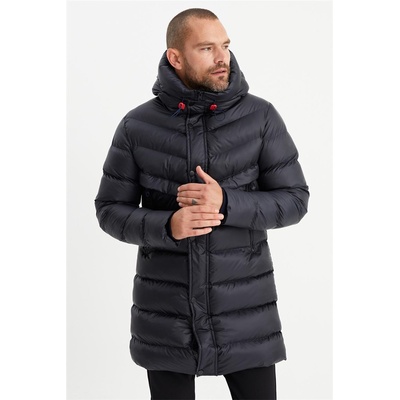 QAWWA Мъжко водонепромокаемо и ветроустойчиво яке с качулка qudk-001 - Тъмносиньо #409511 (409511_Тъмносин)