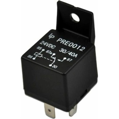 Prepínacie relé 4120 s úchytom, 5-pin, 24V, 30 / 40A PRE0012