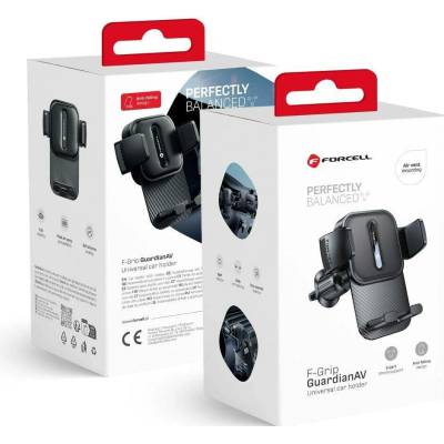 AppleMix Držák do auta FORCELL Guardian - automatické uchycení - do ventilační mřížky - černý