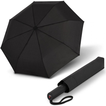Knirps A.400 Duomatic Black pánsky plne automatický dáždnik černý