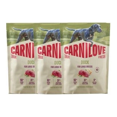 Carnilove True Fresh Dog Duck Adult Large Breeds 3 x 1,5 kg