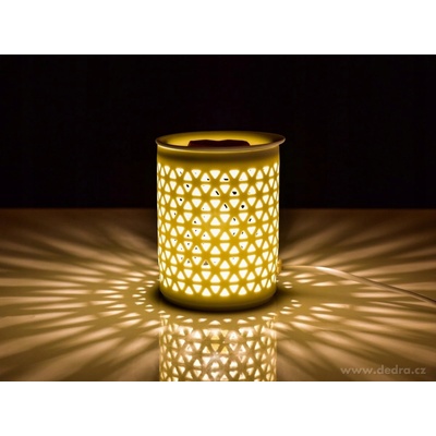 Dedra aroma lampa keramická 10 cm bílá