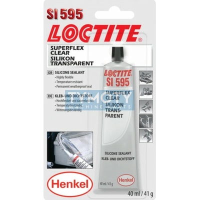 Loctite Silikonový tmel, univerzální, transparentní, 315 ml - Loctite SI 595