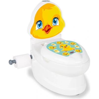 Jamara nočník Chick so zvukom splachovania a držiakom toaletného papiera