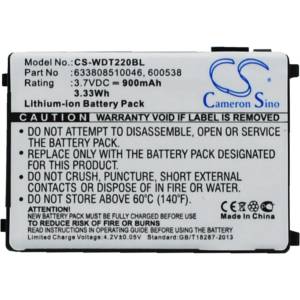 Cameron Sino Батерия за баркод скенер DATALOGIC Falcon PT40, PSC PT40, Unitech HT630 LiIon 3.7V 900mAh Cameron Sino (CS-WDT220BL) - topmall