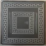  ПАНО ЗА ТАВАН xps 50Х50см retro №23 ПАКЕТ 2кв. м black silver (пbs23)