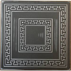  ПАНО ЗА ТАВАН xps 50Х50см retro №23 ПАКЕТ 2кв. м black silver (пbs23)