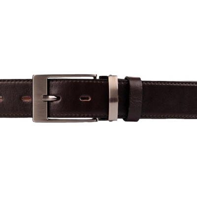 Penny Belts pánský kožený společenský opasek s trnovou sponou 35-020-15-40 hnědý