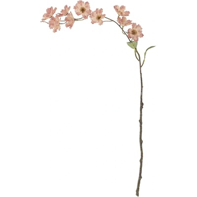 Bloomingville Umělá květina Wild Cherry Rose 90 cm, růžová barva, plast