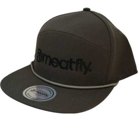 Meatfly Creeper 6 Panel Snapback šedá