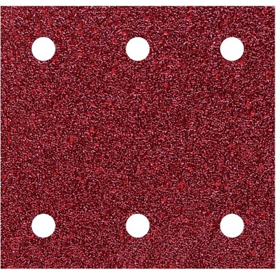 Wolfcraft 1761000 sada brúsneho papiera na suchý zips, s otvormi Zrnitosť 60, 120, 240 (d x š) 115 mm x 100 mm 10 ks