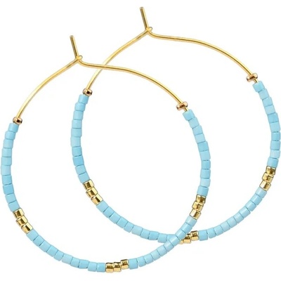 Izmael náušnice Nelly Modrá KP29377