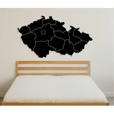Nástěnná mapa České republiky KRAJE - 60x33 cm