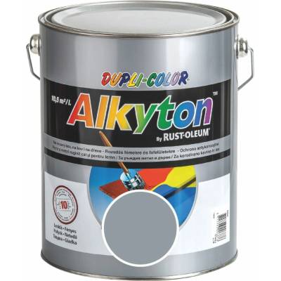 Alkyton Farebný email, striebrosivý, lesklý, 5 l, 7782-500