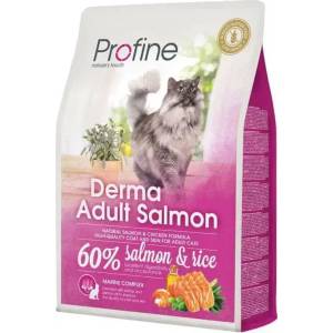 Profine Храна за дългокосмести котки Profine 2 кг (PROFINE CAT DERMA ADULT SALMON)