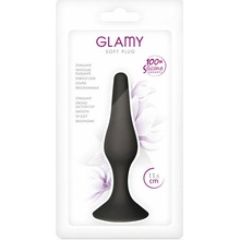 Glami Anální silikonový kolík S 11 5 x Ø 2 5 cm Černá