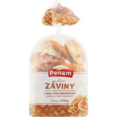 Penam Mini záviny s náplňou orechovou 200 g