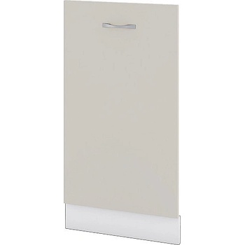 ИРИМ Врата с цокъл за вградена съдомиялна Сити БС-38 бяло гладко / сатен 45 см