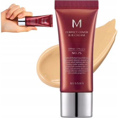 MISSHA M Perfect Cover BB Cream SPF42 PA No.25 Warm Beige BB krém 50 ml