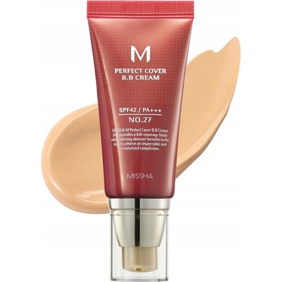 Missha M Perfect Cover BB krém 27 Honey Beige SPF42 PA+++ 50 ml
