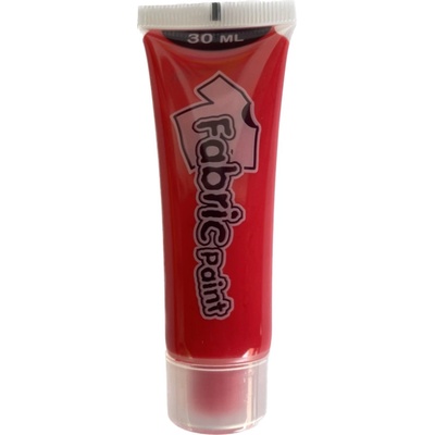 Barvy na textil 30 ml červená