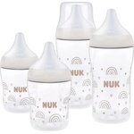 Nuk Комплект шишета NUK Perfect Match - TC, РР, 0 м+, 4 части, дъга (10225350) - baby