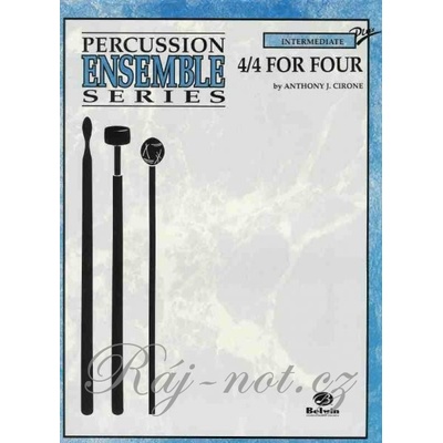 4/4 FOR FOUR PERCUSSION ENSEMBLE intermediate