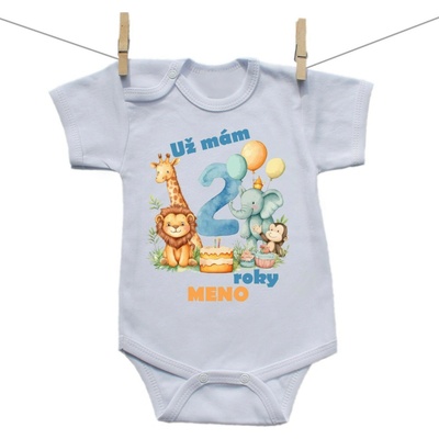 Boodyy Body s krátkym rukávom Už mám 2 roky Safari