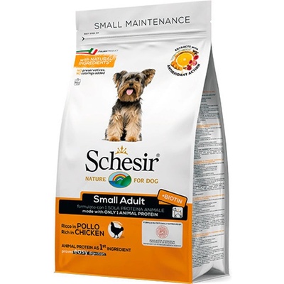 Schesir dog Small Adult Kuřecí s rýží 0,8 kg