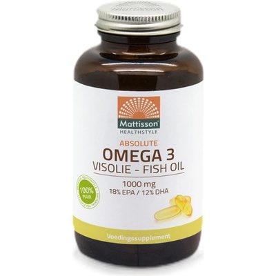 Mattisson Healthstyle Fish 1000 mg | EPA 180 mg & DHA 120 mg [120 Гел капсули]