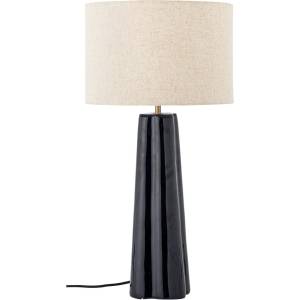 Bloomingville Синя/кремава метална настолна лампа с текстилен абажур (височина 61 cm) Cornelie - Bloomingville (82069381)
