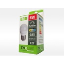 Trixline LED žárovka BC G45 6 W LED žárovka E27 6W 520lm 4200K studená bílá A+