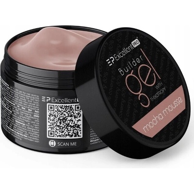 Excellent Pro stavební gel Builder Thixo béžový mocha mousse bez tpo 50g