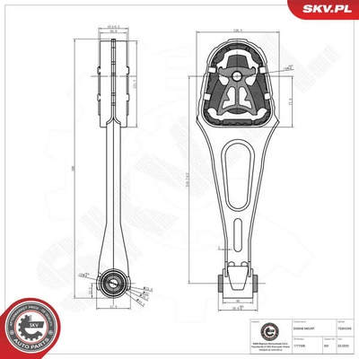 Zavěšení motoru ESEN SKV 75SKV245