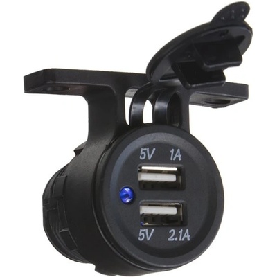 34548 2x USB zásuvka voděodolná na držák