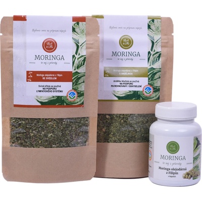 Herb&Me Moringa LYMFA ODKYSELENÍ balíček 2 x 30 kapsle
