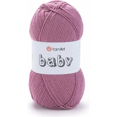 Yarn Art příze Baby 3017 tmavá starorůžová
