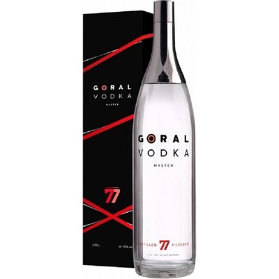 Goral Vodka Master 40% 1,75 l (karton)
