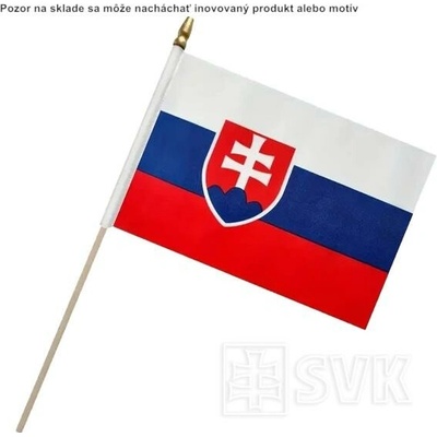 Vlajka Slovenská republika 14cm x 21cm mávadlo