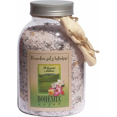 Bohemia Natur Ibišek s bylinkami relaxační koupelová sůl 12 kg